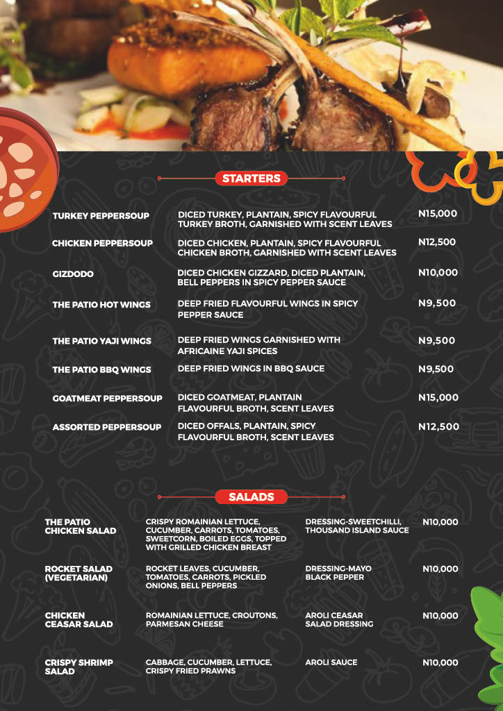 New Menu1 food2